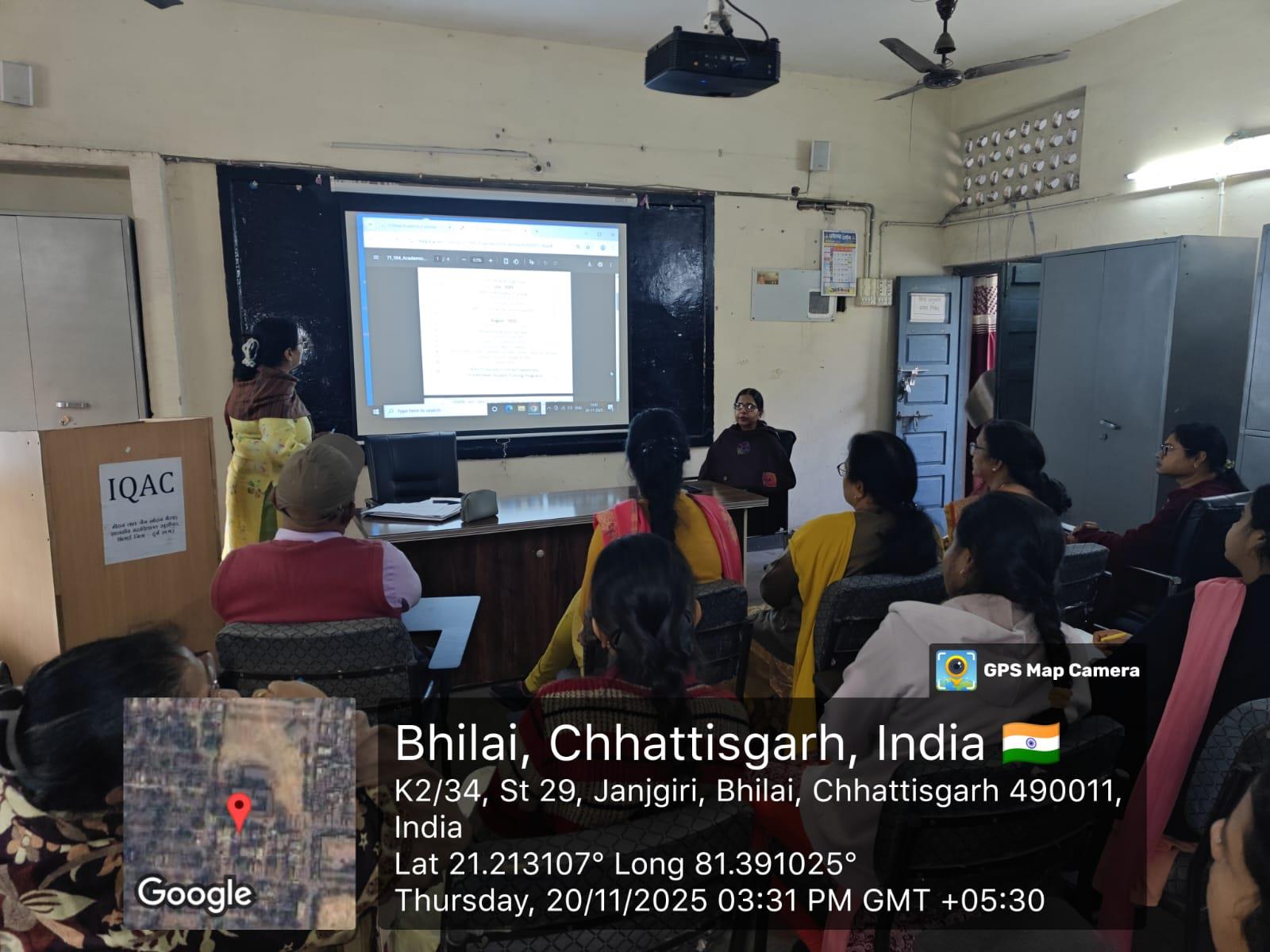 Minutes of IQAC Meeting